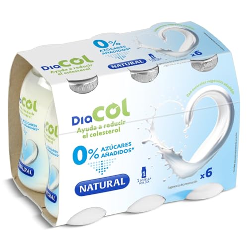 Bebida láctea natural 0% azúcares añadidos Diacol pack 6 x 100 g