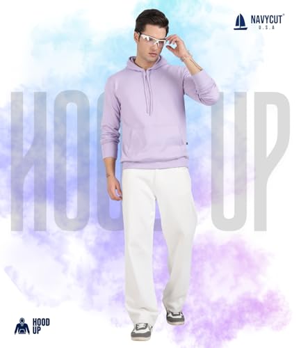 Image of Cotton Hoodies for Men | Pullover | Winter Wear | Hoodie | Hooded Sweatshirt | Kangaroo Pockets Hoodie|Regular Fit |Size S- 2XL