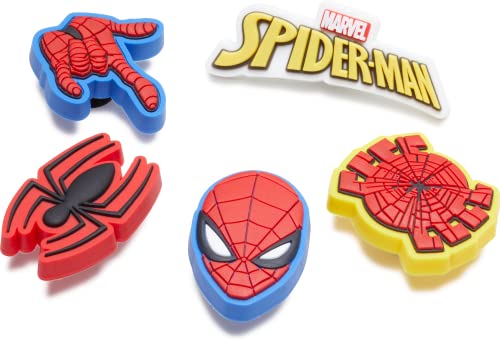 Image of Crocs Jibbitz Shoe Charms - Spider-Man Marvel 5 Pack