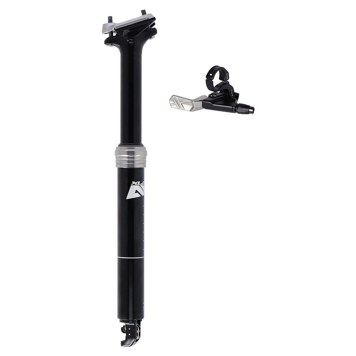 XLC All MTN teleskopowa sztyca siodełka SP-T11B, Ø 30,9mm, 420mm, sz, ICR, Hub 125 mm