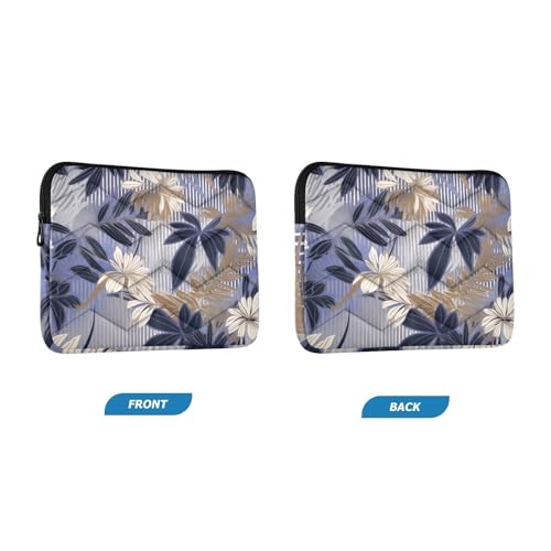 Funda para portátil 13-14 pulgadas con estampado hojas coloridas miniatura 2