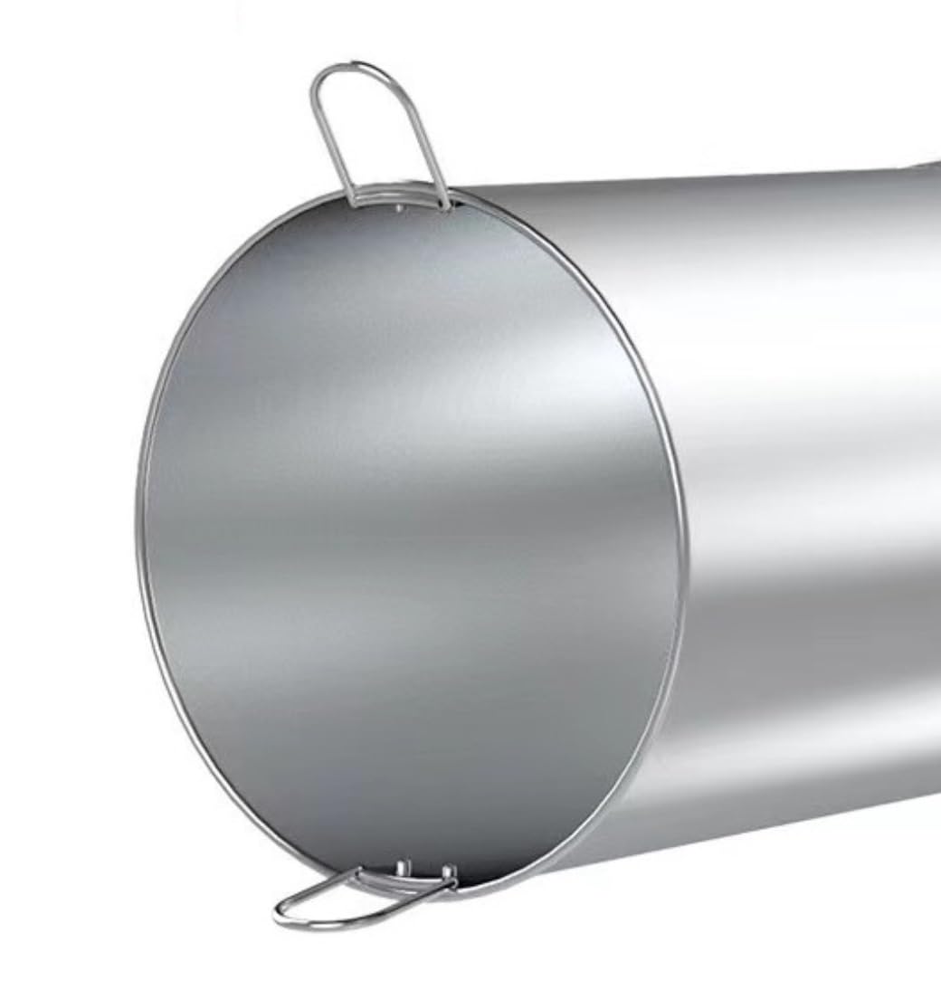 Papelera Oficina Cubos De Basura Cubo De Basura De Cocina/Cubo De Basura De Acero Inoxidable con Tapa De Tiro Directo Cubo De Basura Comercial para Hotel Papelera para Comunidad(Blue,Silver)