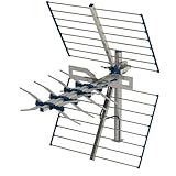 télévision bluesky 36 cm RÉSISTANCE EXTRÊME AU VENT - Testée en soufflerie pour résister à des vents jusqu'à 160 km/h, construction robuste avec réflecteurs à emboîtement et éléments à clipser pour un assemblage facile