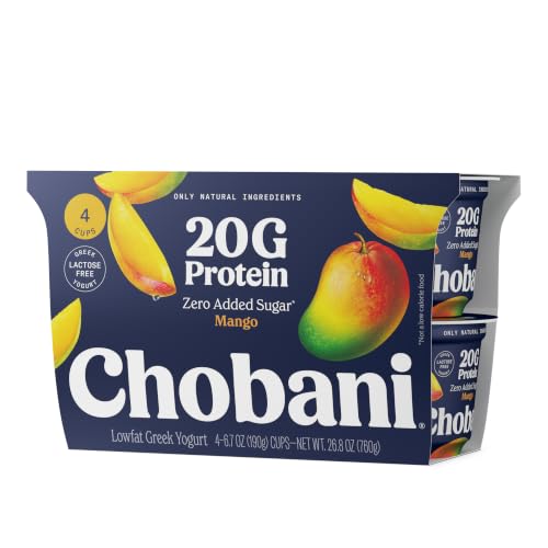 Chobani® 20g Protein Lowfat Greek Yogurt Mango 6.7oz 4PK