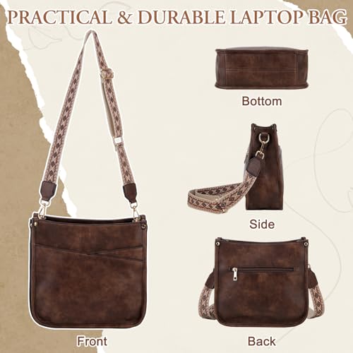 Image of VX VONXURY Crossbody Bags for Women,Trendy Vegan Leather Shoulder Handbags,Fashion Hobo Purses with 2 Wide Straps
