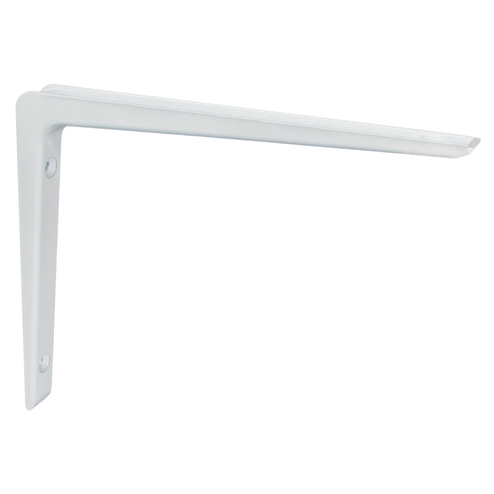 Soporte para estantería, 100 mm x 150 mm, soporte en ángulo, para montaje en pared, 1 unidad de aluminio, soporte de pared, color blanco, para microondas, ángulo de carga pesada