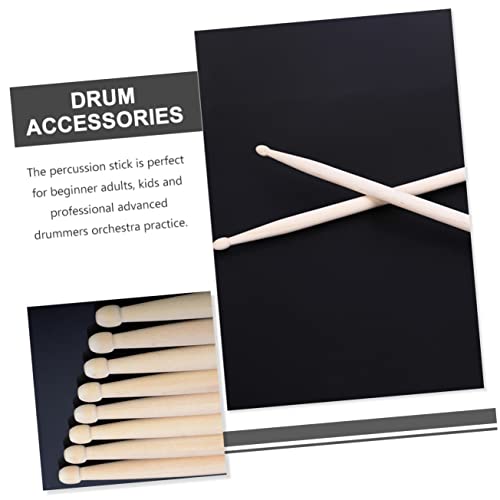 Baquetas Junior para batería de madera de arce 41 cm beige miniatura 4