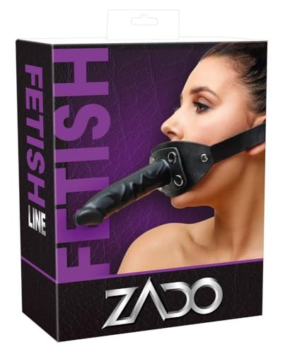 ZADO Gag Bâillons Noir 3.5 cm