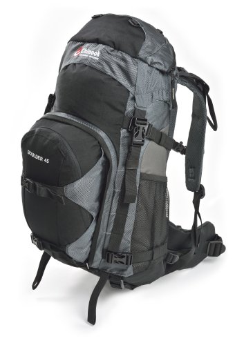 Chinook Boulder Internal Frame Technical Daypack, Black, 45-Liter #TOP1