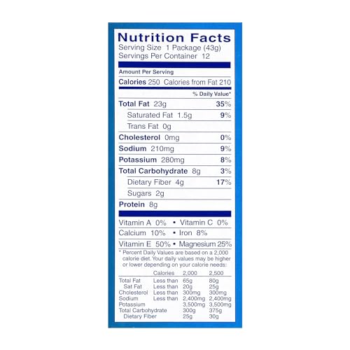 Blue Diamond Bold Almonds, 45ml tubes, Salt 'n Vinegar, 12 tubes