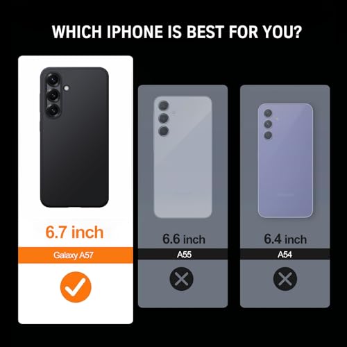 Coque Samsung A57 fine et résistante protection rigide robuste noire - 7