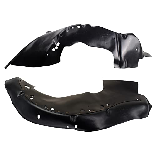 Image of TRQ Inner Fender Liner Set Compatible with 2007-2008 Chevrolet Colorado GM1248187 GM1249163