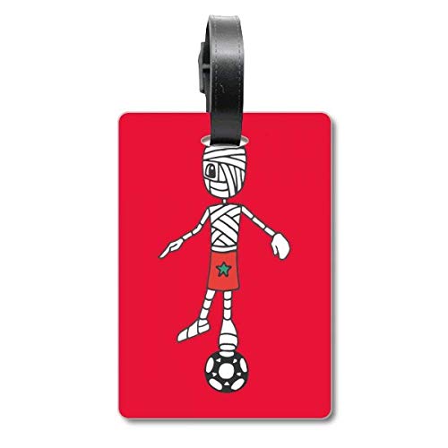 Étiquette de sac de sport marocain football pour vos voyages et entraînements