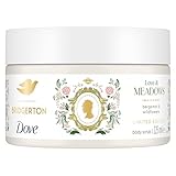 Dove Bridgerton Body Scrub, Love & Meadows Limited Edition Exfoliating Scrub with a Bergamot & Wildflowers scent for deep nourishment 225 ml