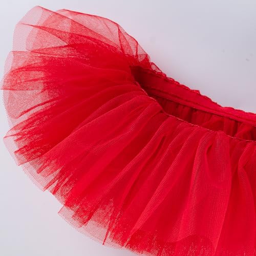 Anbaby Soft Layered Tulle Tutu Skirts for Baby Girls4