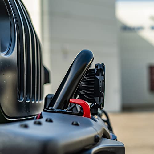 Rocktrix Black Front Brush Guard Compatible With 2018+ Jeep Wrangler Jl, 2019+ Gladiator Jt - Steel Bumper Bar Grille Guard, For 82215351 #TOP4