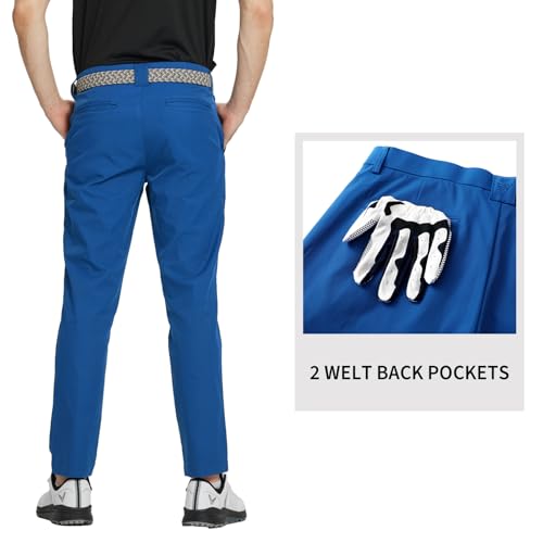 Image of M MAELREG Golf Pants Men Quick Dry - 30 inch /32 inch /34 inch Stretch Lightweight 5 Pockets Water-Resistant Casual Mens Dress Pants