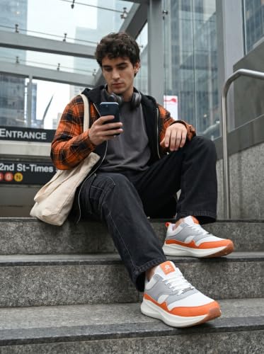 Image of OFF LIMITS Stussy (Memory Tech) Casual Sneakers for Men with Memory Foam Insock, Synthetic Upper and Phylon /TPR Sole, Stylish Lace-Up Shoes Outings