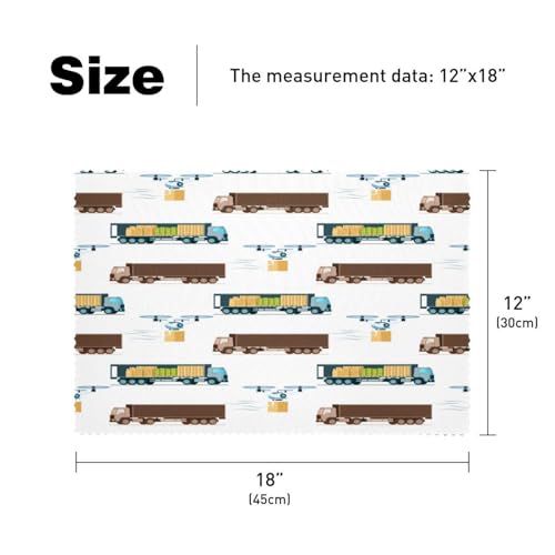 Sets de table antidérapants pour éviter les accidents et rayures - 6