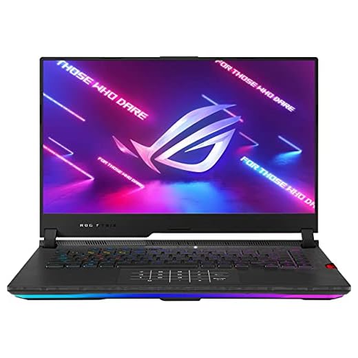 ASUS ROG Strix Scar 15 (2021) Gaming Laptop, 15.6” 165Hz IPS QHD, NVIDIA GeForce RTX 3080, AMD Ryzen 9 5900HX, 32GB DDR4, 1TB SSD, Opti-Mechanical Per-Key RGB Keyboard, Windows 10 Pro, G533QS-XS98Q