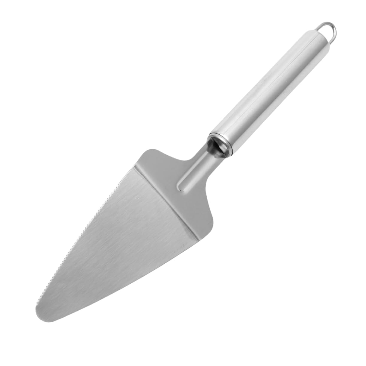 Cabilock Stainless Steel Cake Shovel Cheese Server Serrated Spatula for Effortless Cutting of Pizza Pastries Quiches Dishwasher Safe Baking Tool for Kitchen Use
