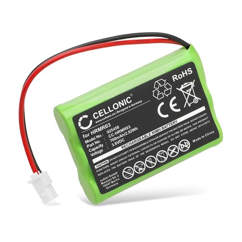 subtel 1x Batería para Babyphone Compatible con Motorola MBP36S, MBP36, MBP482, HRMR03 – (700mAh, 3.6V)