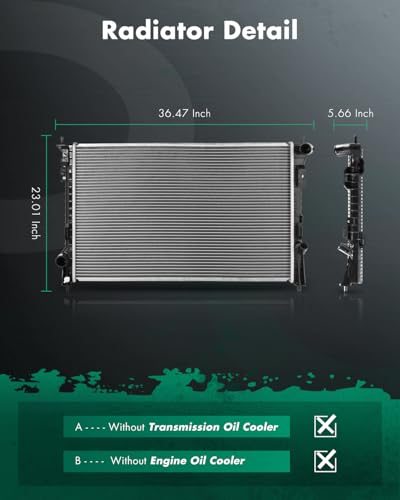 Image of SCITOO 2937 Radiator Fit for Ford Edge 2007-2014 & Lincoln & Mercury Model