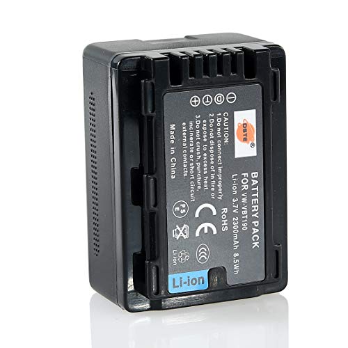 Batterie VW-VBT190 de rechange compatible Panasonic HC-V720 et HC-V730