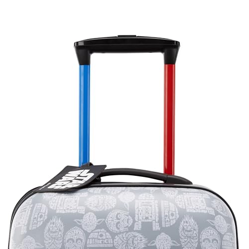 American Tourister Star Wars Mala rígida com rodas giratórias, Claro vs escuro, Carry-On 21-Inch, St