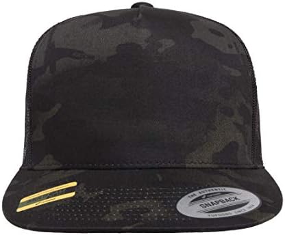 Yupoong Yp Classics Multicam Trucker Cap US Size: One Size Color: Black