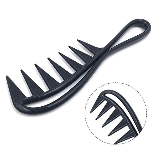Image of Faigy Wide Tooth Detangling Comb Shower Flexible Comb Wide Spacing Teeth Comb Anti-Static Detangling Shampoo Comb for Long, Thick, Curly, Wet, Dry and Most Hair Types