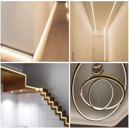 Image of 5V 5mm Width USB COB LED Strip Lights,6.56FT /2M,Natural White 4000K,400LEDs /M,8W /M,CRI90,1600lm,Electroplated Double-Sided Panel Light Strip,IP20,for Indoor Decoration