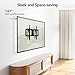 MOUNTUP UL Listed TV Wall Mount, Tilting TV Mount Bracket for Most 37-75 Inch Flat Screen/Curved TV Low Profile Wall Mount Saving Space Max VESA 600x400mm Hold up to 99 lbs Fit 16