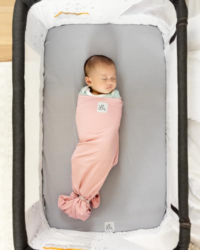 Image of The Ollie Swaddle - Adjustable Baby Swaddle for Newborns | Pediatrician-Approved for Safe Sleep | Easy Closure | Arms-Out | Lightweight, Machine-Washable | Easy Diaper Access