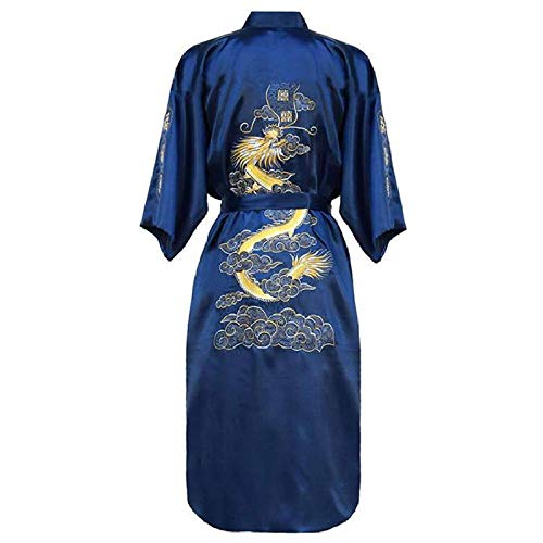 Camisón Chino, Ropa de Dormir Tradicional, Kimono, Bata de baño, Ropa de casa, Batas de dragón...