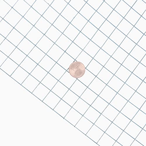 ESTEXO Volierendraht feuerverzinkt, Höhe 1,00 m 25 Meter 12 x 12 mm