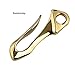 EasternJoy U Hook Keychain Solid Brass Wallet Holder Belt Clip Leathercraft Accessories Biker EDC
