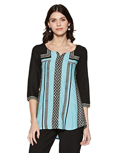 Tunique en coton bleu W for Woman XS coupe ajustée premium