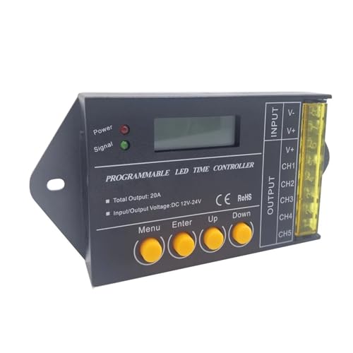 TC420SJ contrôleur LED RGB 5 canaux programmable avec sortie 20A