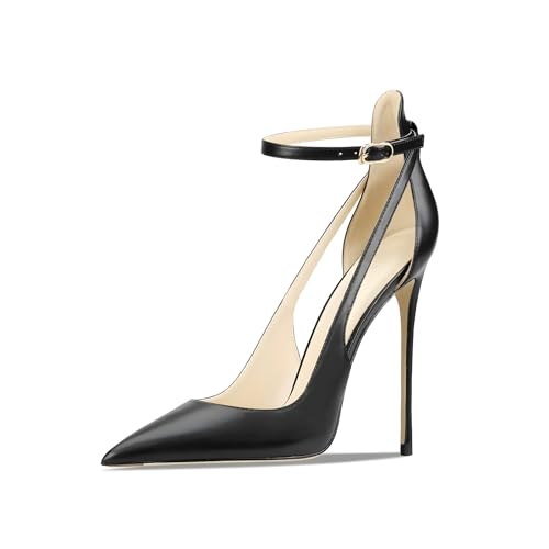 Qunvngutui Women's Pointed-Toe Bag-Toe Strappy High-Heeled Shoes Sexy...