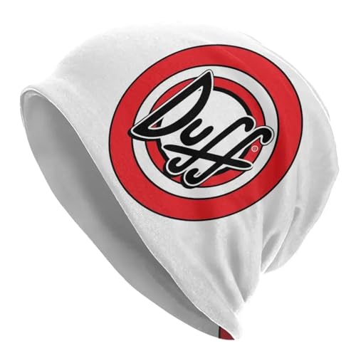 Gorro de Invierno Unisex Cerveza Duff Cálida de Punto Gorra Hip Hop Gorro Gorro de Exterior Otoño Invierno Gorros de Exterior para Regalos Unisex para Adultos