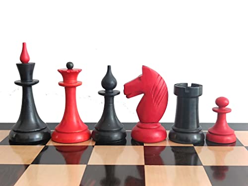 Pièces d'échecs russes 1950 en ébène le cadeau idéal pour joueur d'échecs passionné