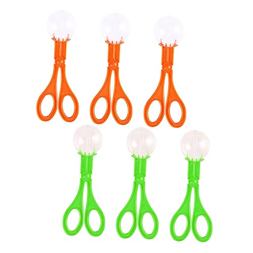 LIOOBO Insect Catching Kit for Kids 12pcs Plastic Scissor Clips Safe Handles for Toddlers Catching Toys for Toddlers Great for Christmas Birthday