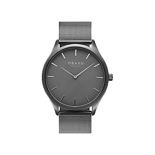 Obaku Tang Smokey Analog Gray Dial Mens Watch-V260GXUUMU (B09HGRZH9T) Amazon Price History, Amazon Price Tracker