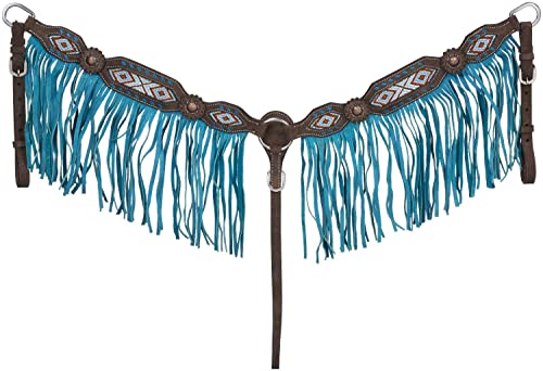 Silver Royal Sonora Buckstitch Breast Collar