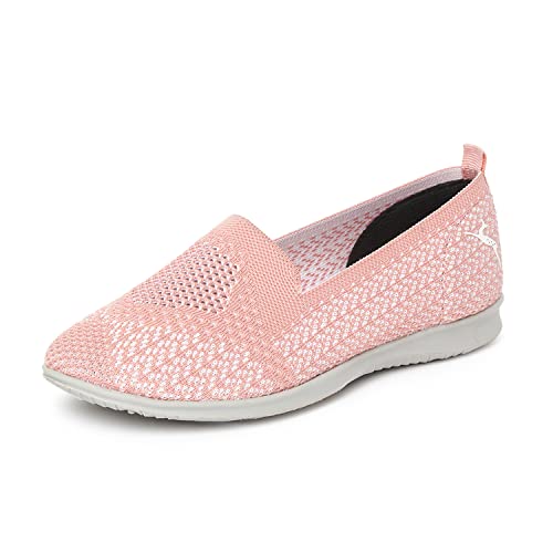 Image of Marc Loire Women's Athleisure Knitted Active Wear Slip-On Ballet Loafer Shoes for Daily Walking