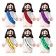 WUSJCOF 6stk Mini Jesus Figur, Klassischer Christus Spielzeug für Kinder, Religiöse Partys, Sonntagsschule, Basteln, Taufgeschenke, Ostereierfüller (3x1,5x3,5cm)