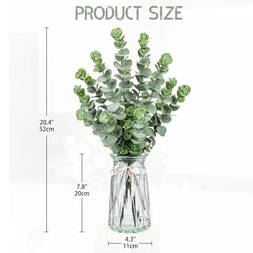 Feuilles d'eucalyptus artificielles pour décoration table et bureau - 6
