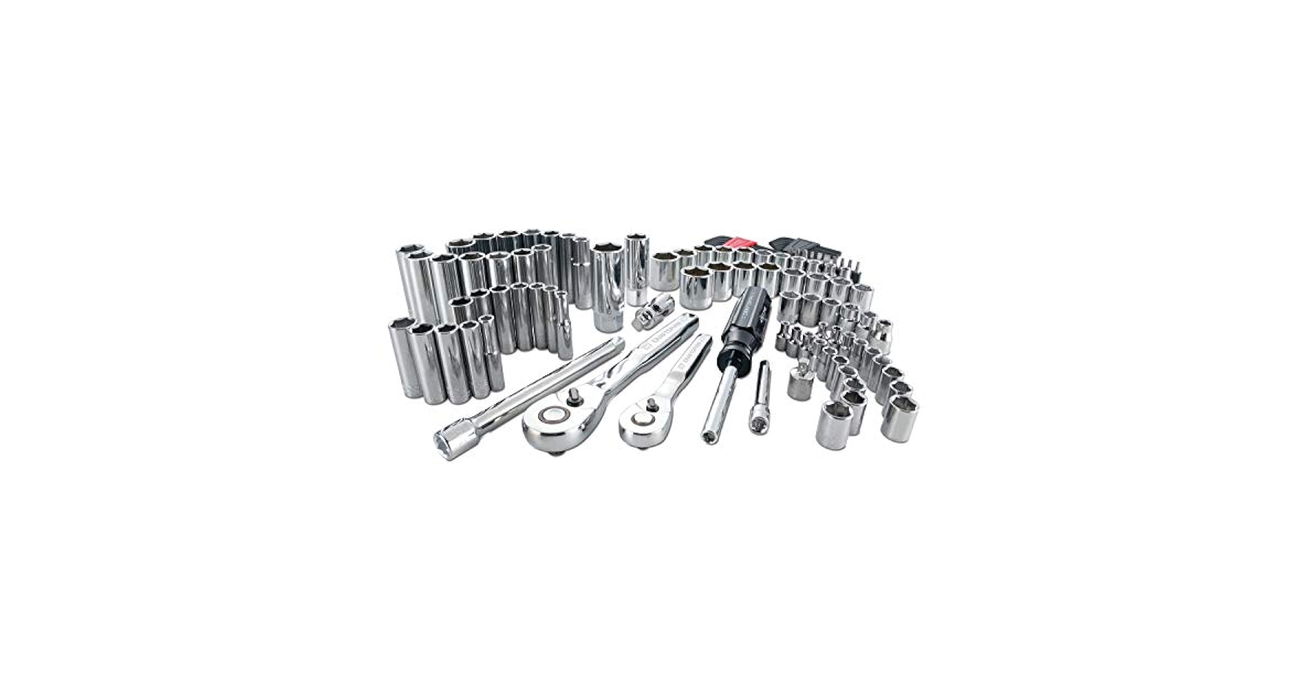 CRAFTSMAN Socket Set, 1/4-Inch & 3/8-Inch Drive, Standard