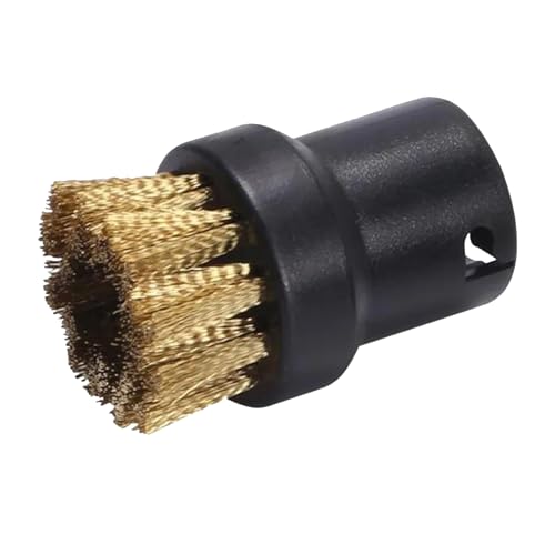 SaferCCTV Replacement Small Brass Brush Compatible with Karcher SC1/SC2/SC3/SC4/SC5/SC7/CTK10 Steam Cleaners,Heavy - Duty Cleaning